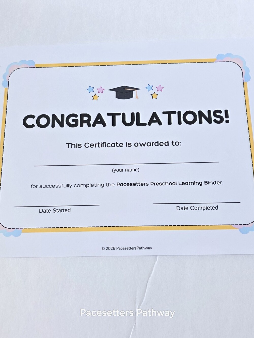 Pacesetters Preschool Kindergarten Readiness Learning Binder, For Ages 3-5, NEW - Picture 17 of 17